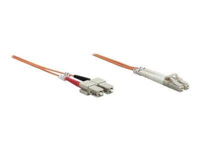 INTELLINET LWL Anschlusskabel LC/SC 2m  Multimode OM2 orange