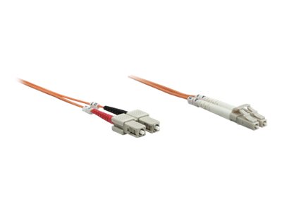 INTELLINET LWL Anschlusskabel LC/SC 2M  Multimode OM1 orange