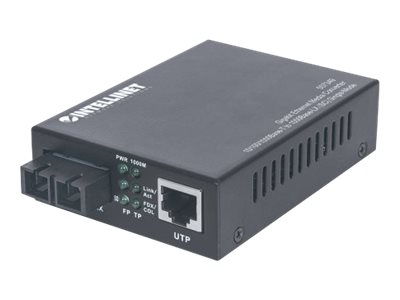 INT Gigabit Medienkonverter SC 20km SM