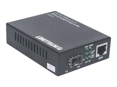 INTELLINET Medienkonverter Gigabit SFP 100m