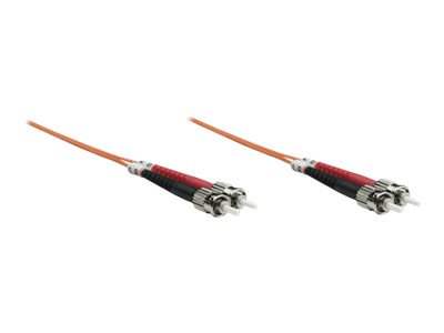 INTELLINET LWL Anschlusskabel ST/ST 1m  Multimode OM1 orange