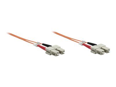 INTELLINET LWL Anschlusskabel SC/SC 1m  Multimode OM1 orange