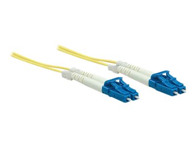 INTELLINET LWL Anschlusskabel LC/LC  1m Singlemode OS2 gelb