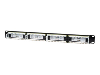 INTELLINET Patchpanel 1HE 24-Port Cat6  UTP sw