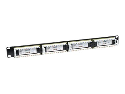 INTELLINET Patchpanel 1HE 24-Port Cat6  UTP sw