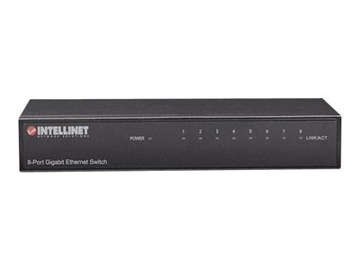 INTELLINET 8-Port Gigabit Ethernet Switch