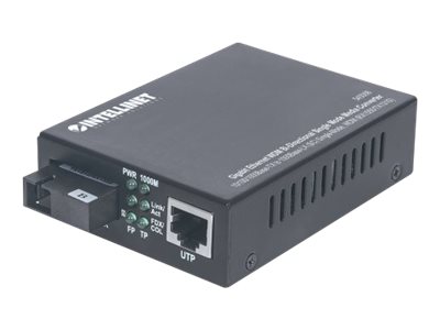 INTELLINET Medienkonverter Gigabit Singlemode 20km RX 1550