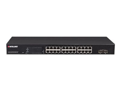 INTELLINET 24-Port PoE Gigabit Switch