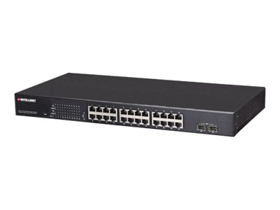 INTELLINET 24-Port PoE Gigabit Switch