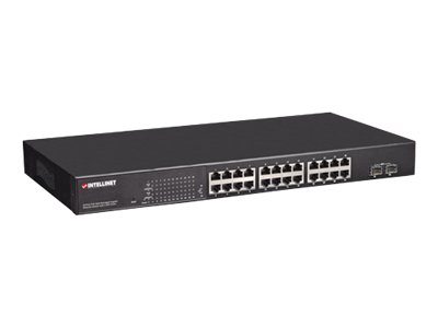 INTELLINET 24-Port PoE Gigabit Switch