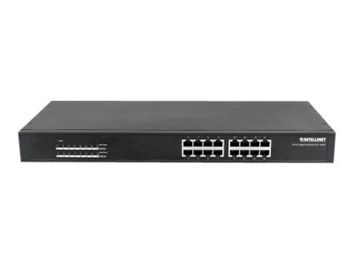 INTELLINET 16-Port Gigabit Ethernet PoE+