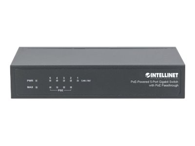 INTELLINET 5-Port PoE+ Gigabit Switch