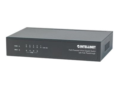 INTELLINET 5-Port PoE+ Gigabit Switch