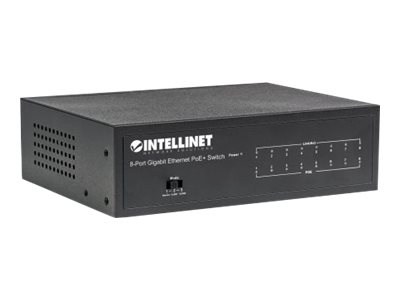 INTELLINET 8-Port PoE+ Gigabit Switch