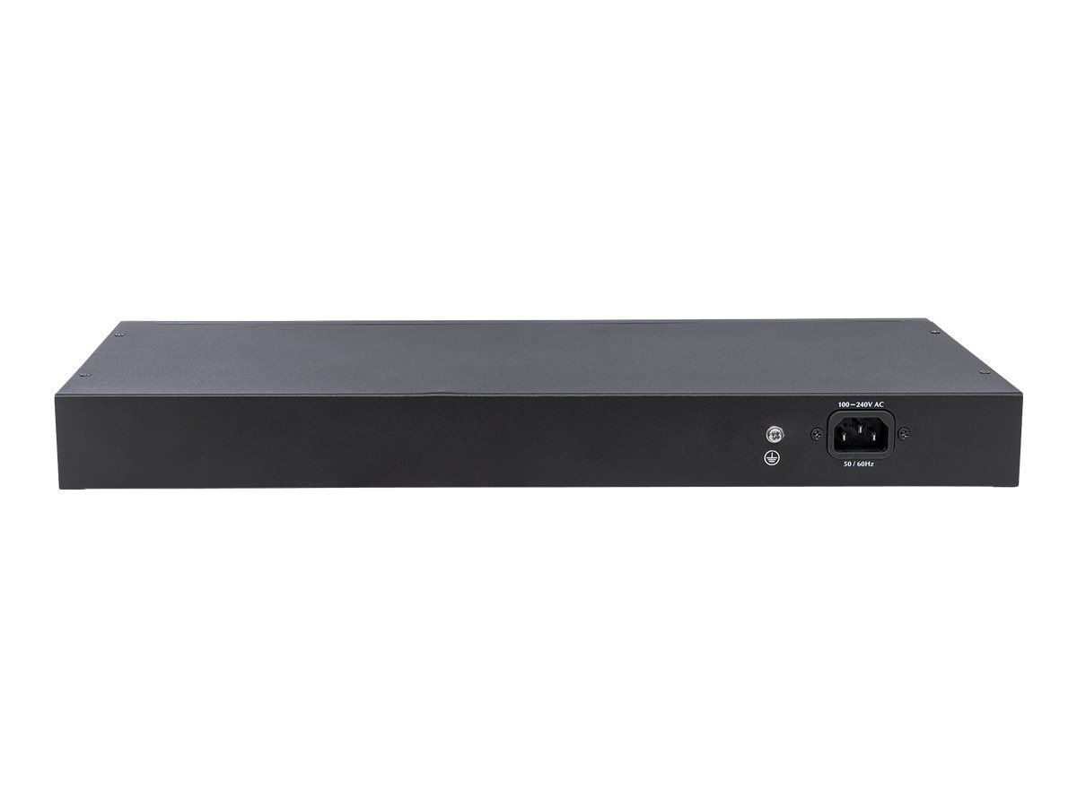 INTELLINET PoE+ Switch 24-Port Gigabit mit 2 SFP-Ports 370W