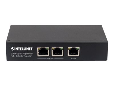 INTELLINET 2 Port Gigabit PoE+ Extender