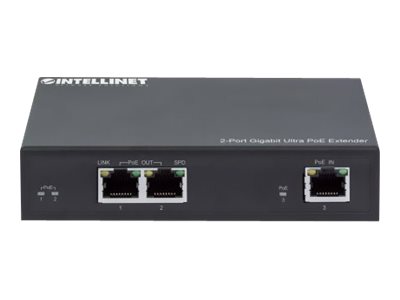INT 2Port Gig PoE-Extender bis 2x30W Out