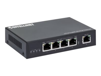 INT 4Port Gig PoE-Extender bis 90W Out