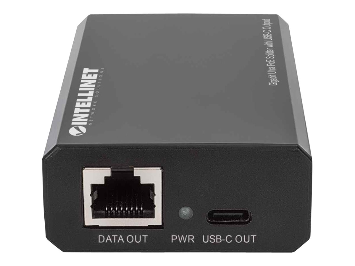 INTELLINET Gigabit Ultra PoE-Splitter mit USB-C-Ausgang 45W