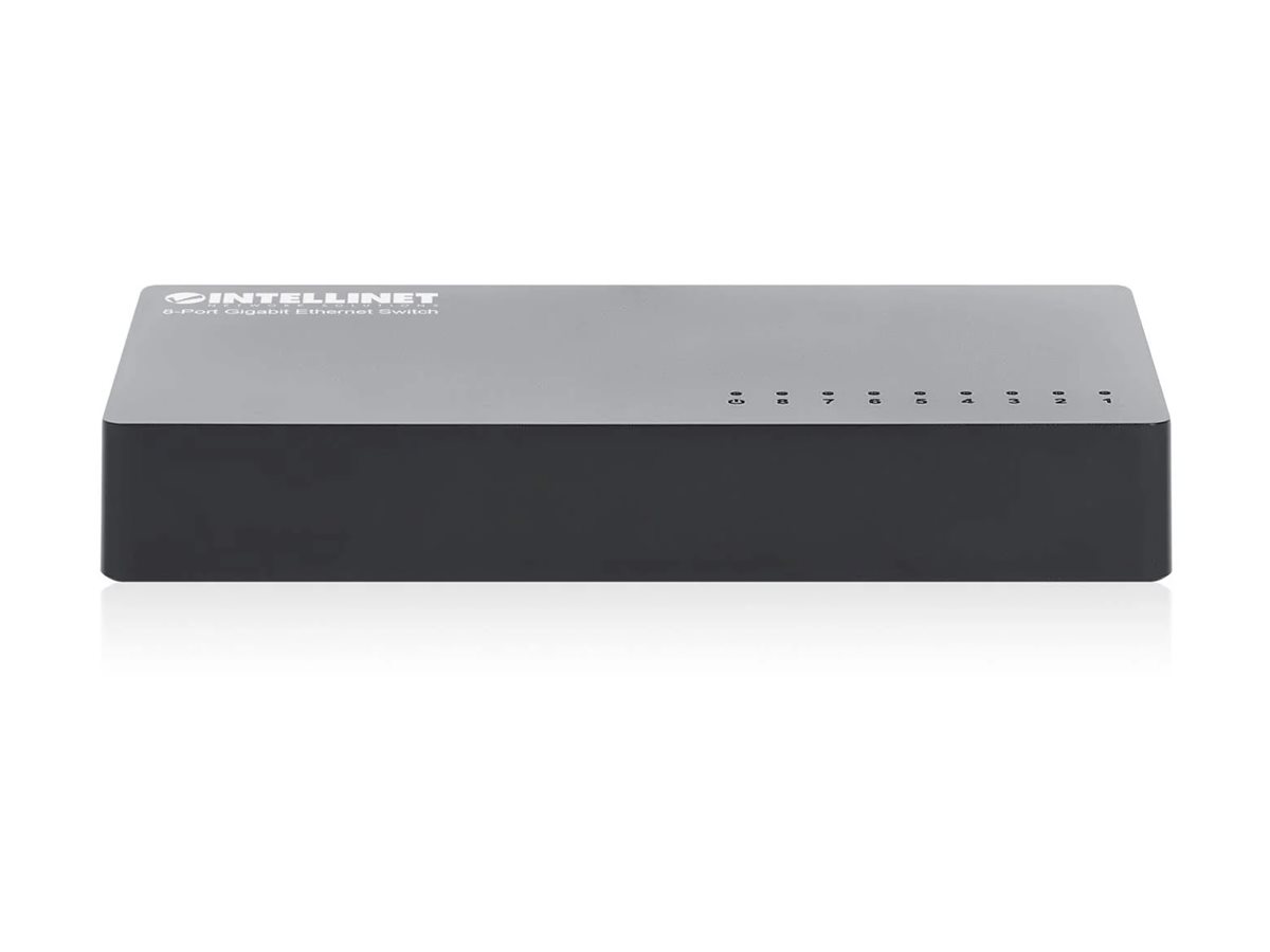 INTELLINET Desktop 8-Port Gigabit Ethernet Switch schwarz