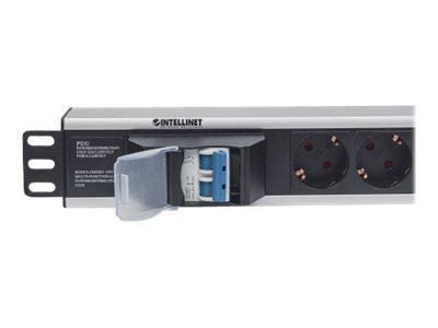 INTELLINET Steckdosenleiste 6fach 1.6m Anschlussk. schw.