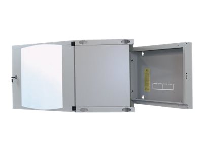 INTELLINET Wandverteiler 12HE 540x600mm Schwenkrahmen grau