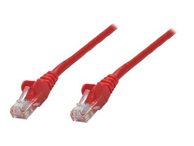 INTELLINET Patchkabel Cat6A CU S/FTP LSZH 0.25m rot