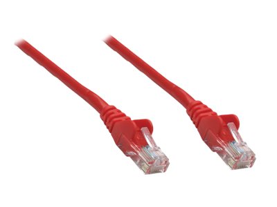 INTELLINET Patchkabel Cat6A CU S/FTP LSZH 0.25m rot
