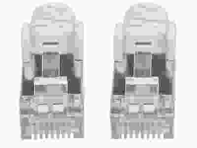 INTELLINET Patchkabel RJ45 S/FTP Cat6 Kupfer LSZH 0,25m grau