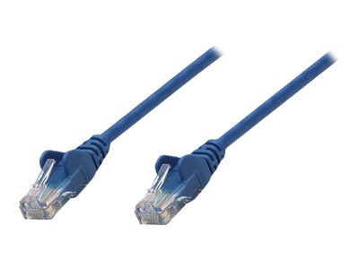 INTELLINET Patchkabel RJ45 S/FTP Cat6 Kupfer LSZH 0,25m blau