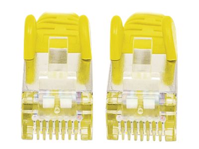 INTELLINET Patchkabel Cat6a-Stecker/Cat7-Rohkabel 1m gelb