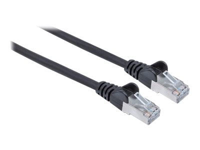 INTELLINET Patchkabel Cat6a-Stecker/Cat7-Rohkabel 1,5m sw