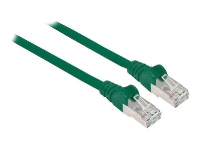 INTELLINET Patchkabel Cat6a-Stecker/Cat7-Rohkabel 1,5m grün
