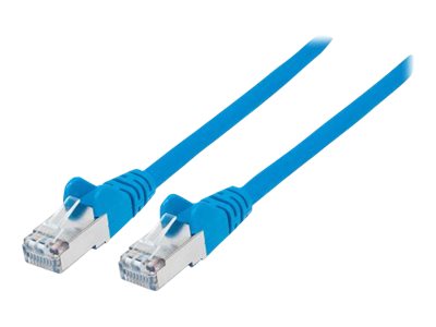 INTELLINET Patchkabel Cat6a-Stecker/Cat7-Rohkabel 1,5m blau