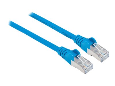 INTELLINET Patchkabel Cat6a-Stecker/Cat7-Rohkabel 7,5m blau