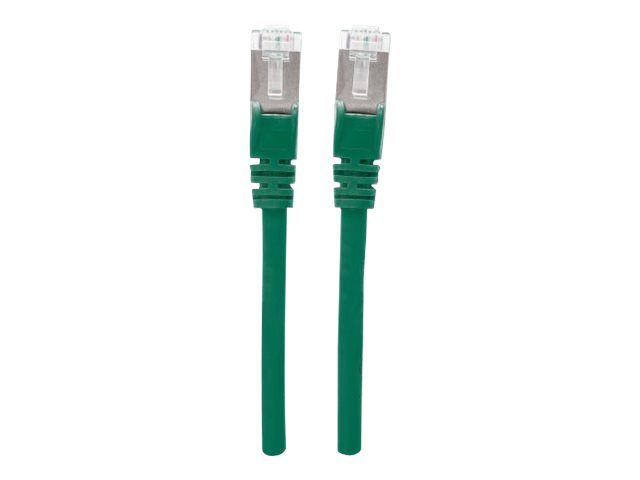 INTELLINET Patchkabel Cat6a-Stecker/Cat7-Rohkabel 10m grün