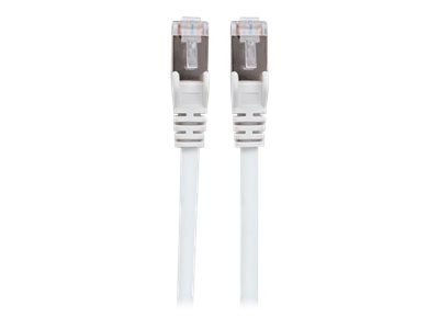 INTELLINET Patchkabel Cat6a-Stecker/Cat7-Rohkabel 0,5m weiß