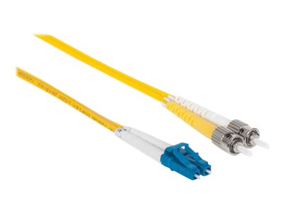 INTELLINET LWL Anschlusskabel LC/ST  2m Singlemode OS2 gelb