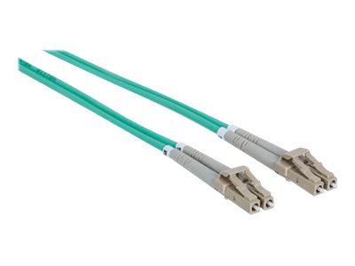 INTELLINET LWL Anschlusskabel LC/LC 1m  Multimode OM3 aqua