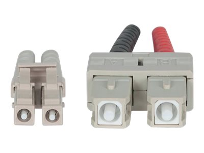 INTELLINET LWL Anschlusskabel LC/SC 3m  Multimode OM4 lila