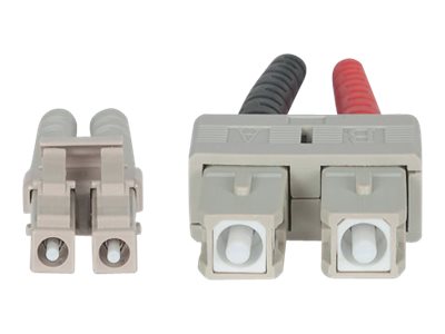 INTELLINET LWL Anschlusskabel LC/SC 1m  Multimode OM4 lila