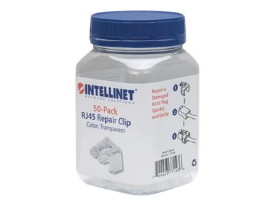 INTELLINET RJ45-Reparaturclips für Modularstecker 50-Pack