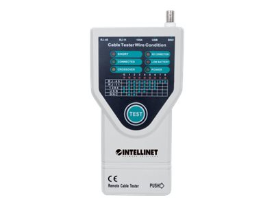 INTELLINET Kabeltester 5-in-1 RJ45/RJ11/USB/FireWire/10Base