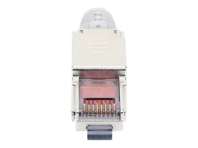 INTELLINET CAT6a 10G RJ45-Feldstecker STP m. Lasche