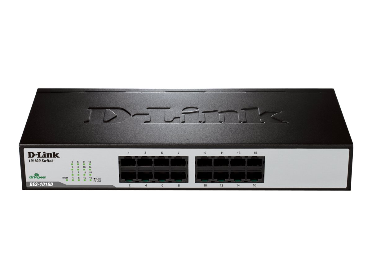 D-Link DES-1016D/E 16-Port Fast Ethernet Switch