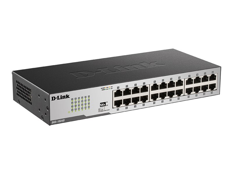 Switch 280mm D-Link DGS-1024D                   24*GE retail