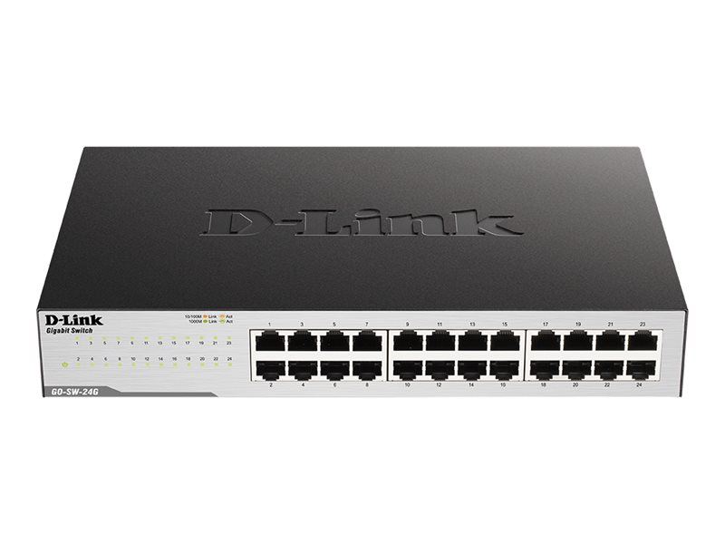 D-Link GO-SW-24G/E Switch 24-Port Gigabit Easy Desktop