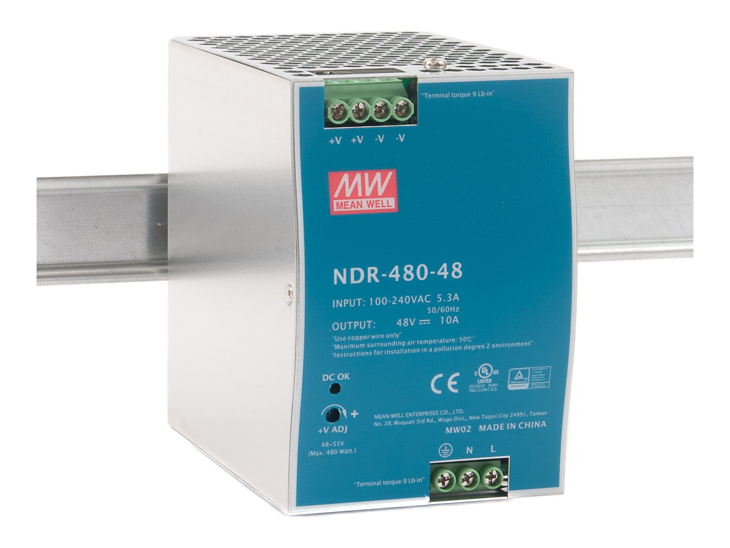 D-Link DIS-N480-48 Industrial Netzteil 480W externes DIN Rail