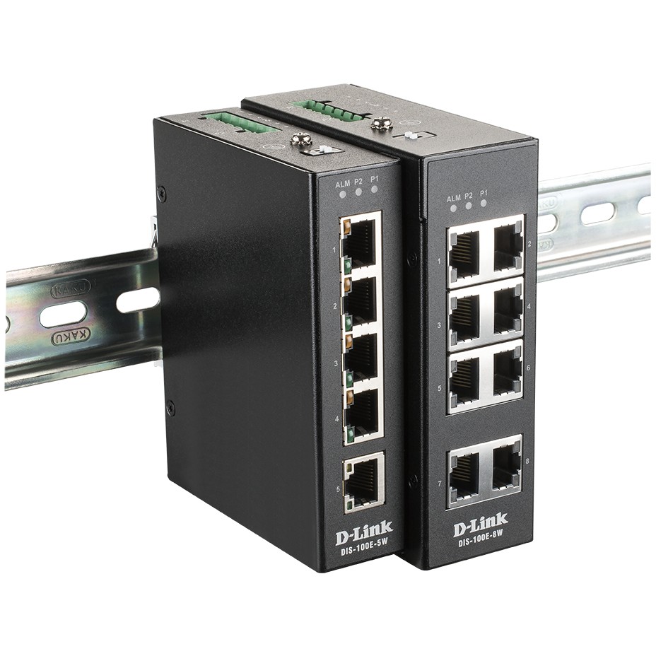 D-LINK DIS-100E-8W Industrie Switch