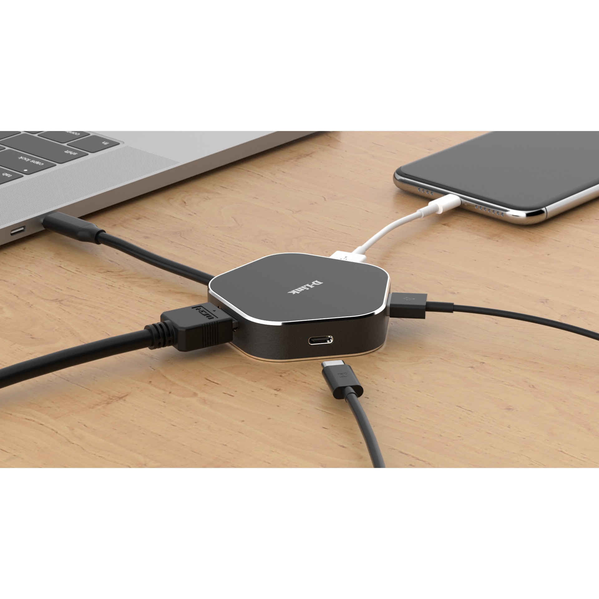 D-Link DUB-M420  4-in-1 USB-C Hub mit HDMI/USB-PD retail